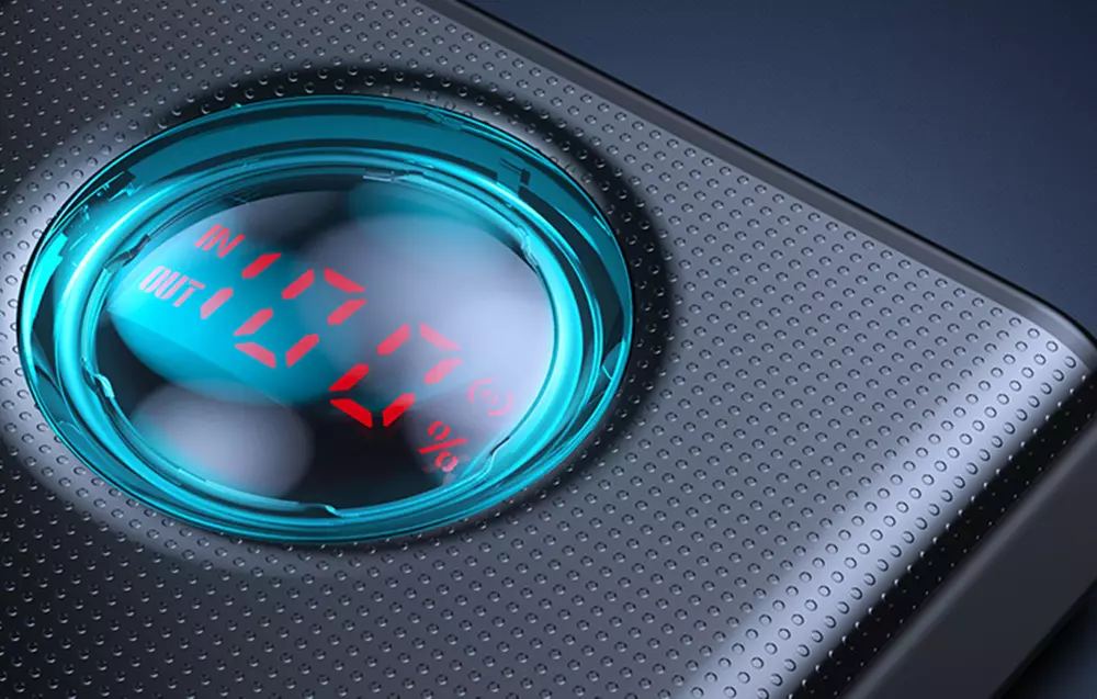 Powerbank Baseus Amblight 30000mAh 4xUSB USB-C 65W bialy